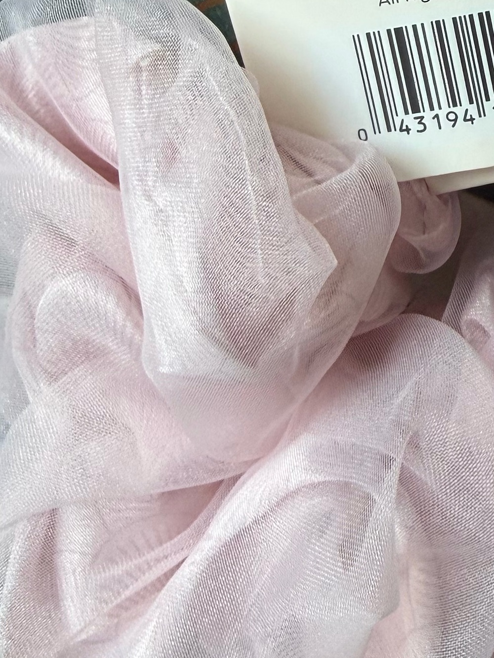 Scünci Wicked Glinda Pink Satin Tulle Ballerina Scrunchie NWT - Picture 3 of 6
